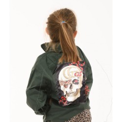 Παιδικό Jacket Αδιάβροχο με Κουκούλα Skull